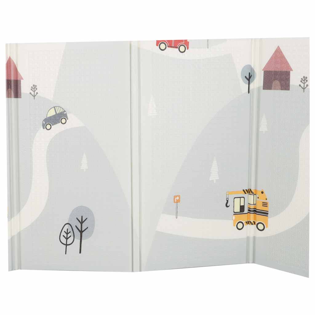 Edukativna dvostrana sklopiva pjenasta podloga 150×200 baloni/cesta