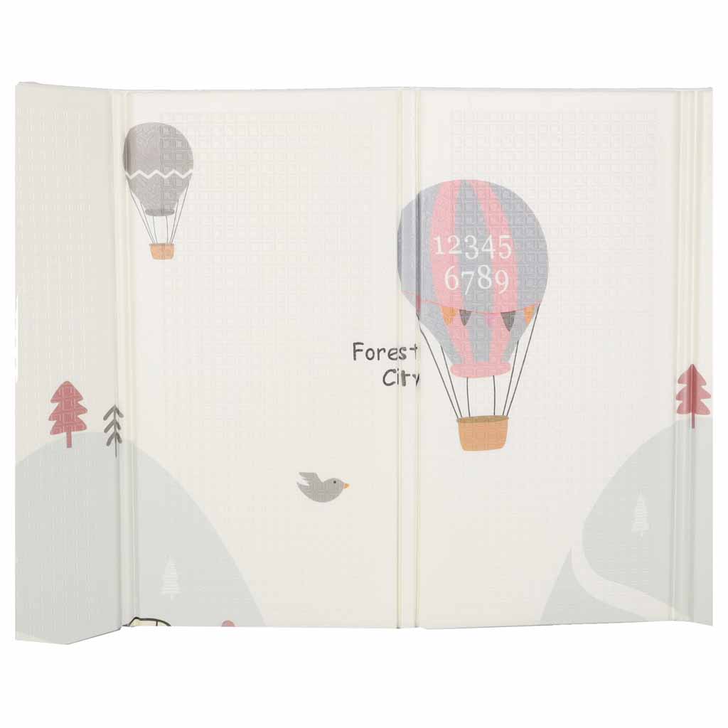 Edukativna dvostrana sklopiva pjenasta podloga 150×200 baloni/cesta