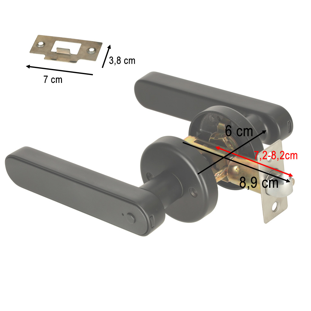 Elektronička brava za vrata s kodom otiska prsta, bluetooth