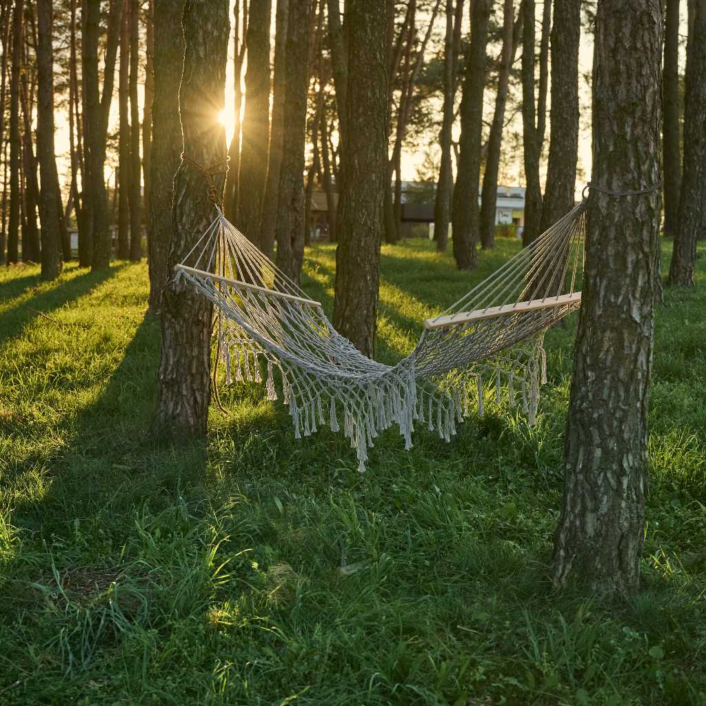 Vrtna viseća mreža boho s resicama, makrame, 200 cm, siva