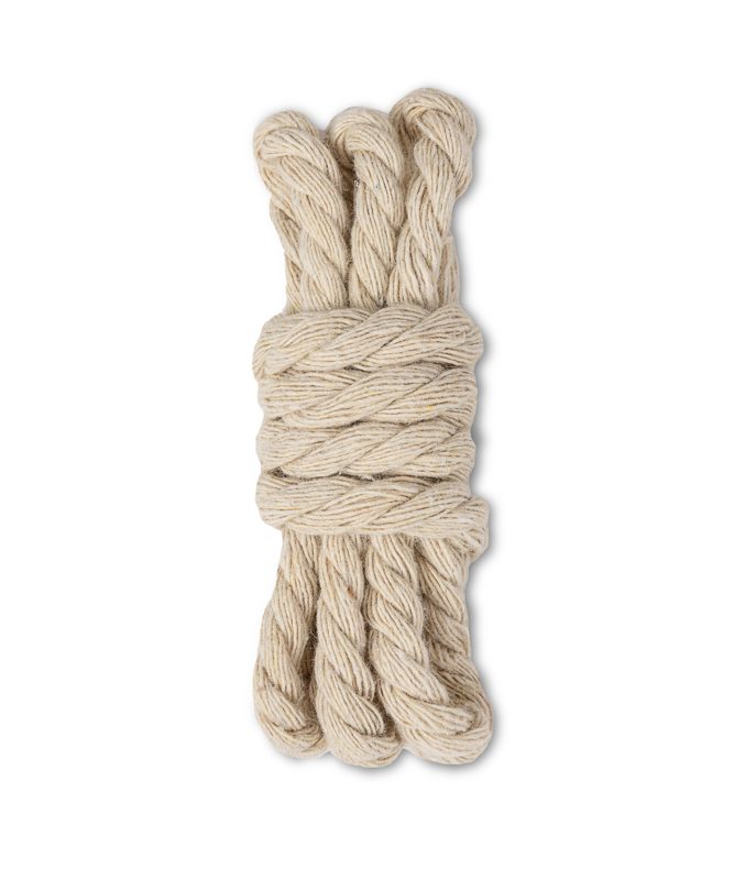 Vrtna viseća mreža s boho resicama 200 cm ecru 150 kg