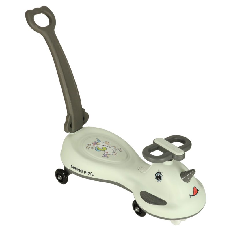 LED Swing FIX S1 gravitacijsko vozilo s ručkom, bež, max 65 kg