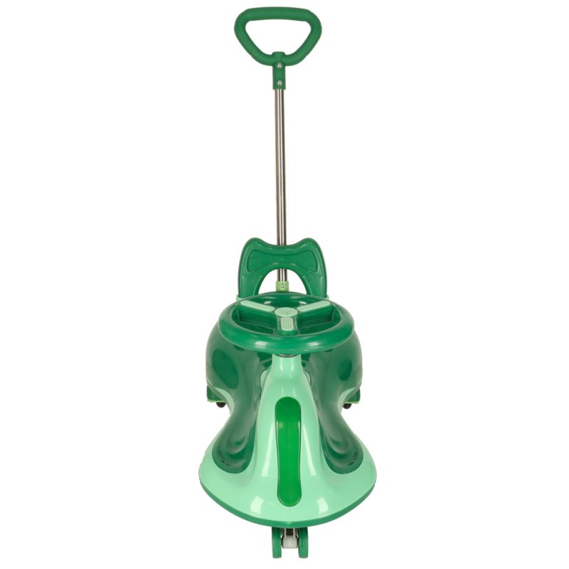 LED Swing FIX S2 gravitacijsko vozilo s ručkom zeleni, maksimalno 100 kg