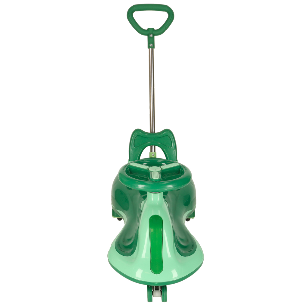 LED Swing FIX S2 gravitacijsko vozilo s ručkom zeleni, maksimalno 100 kg