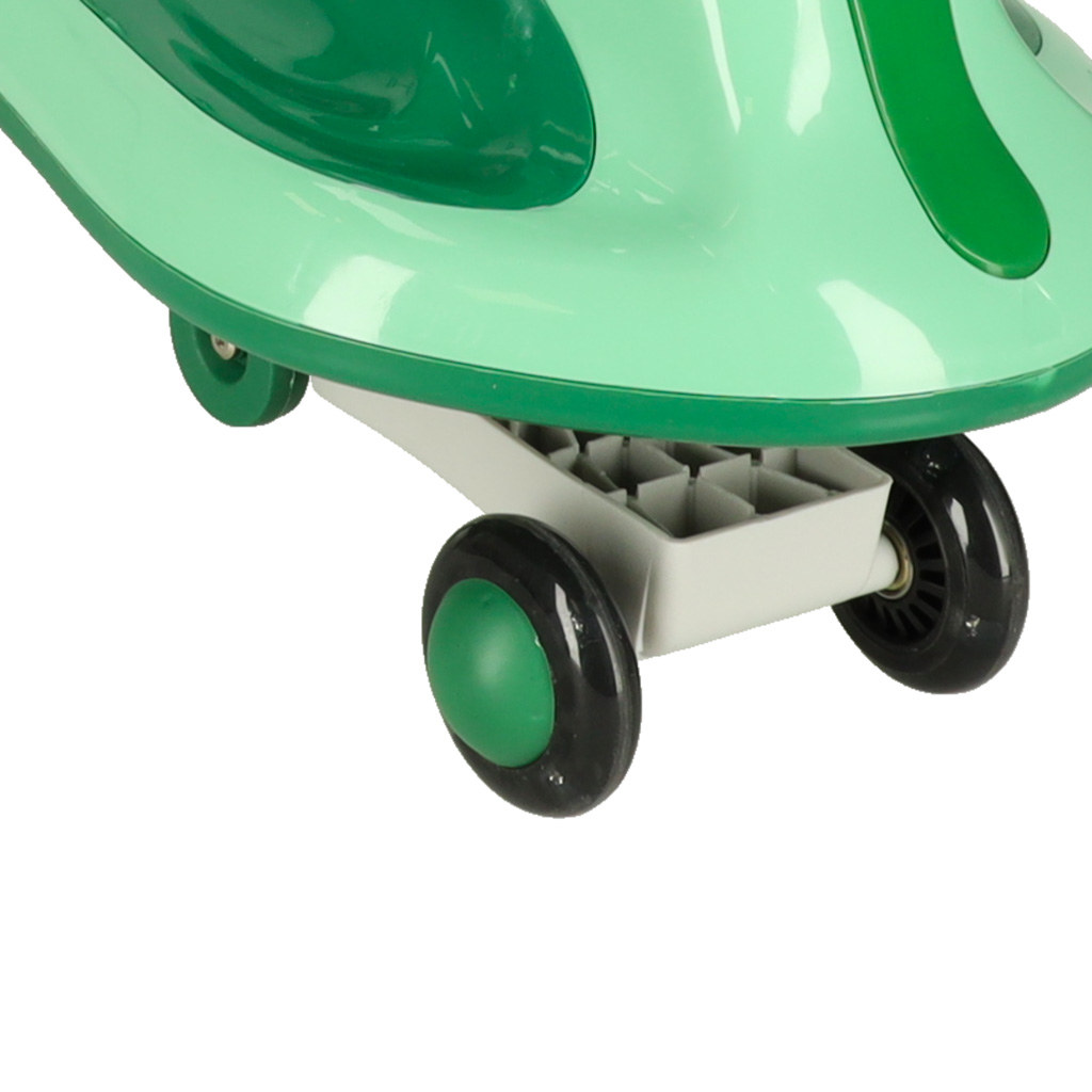 LED Swing FIX S2 gravitacijsko vozilo s ručkom zeleni, maksimalno 100 kg