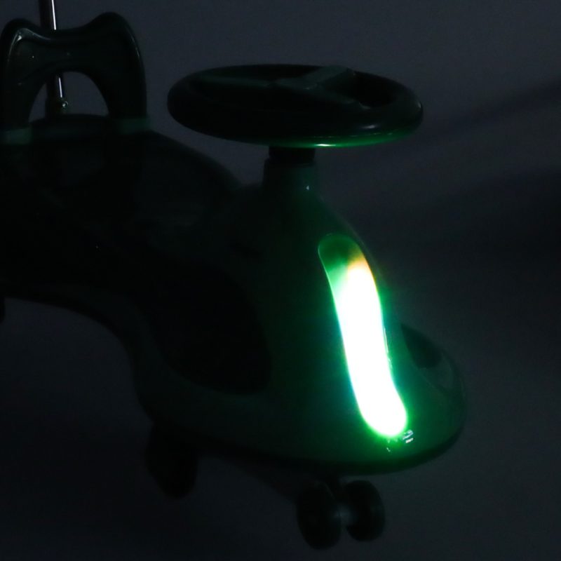 LED Swing FIX S2 gravitacijsko vozilo s ručkom zeleni, maksimalno 100 kg