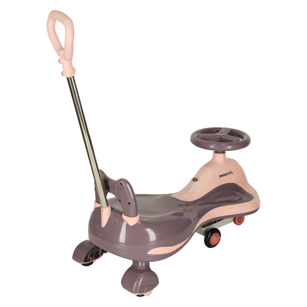 LED Swing FIX S2 gravitacijsko vozilo s ručkom ljubičasto, maksimalno 100 kg