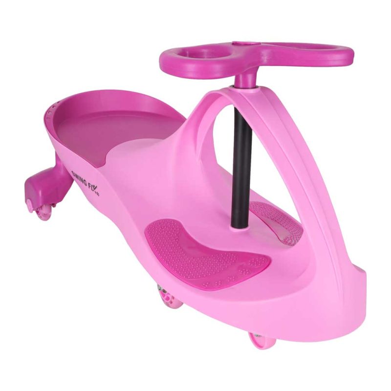 LED Swing Fix S3 gravitacijsko vozilo svijetleći kotači ružičasti