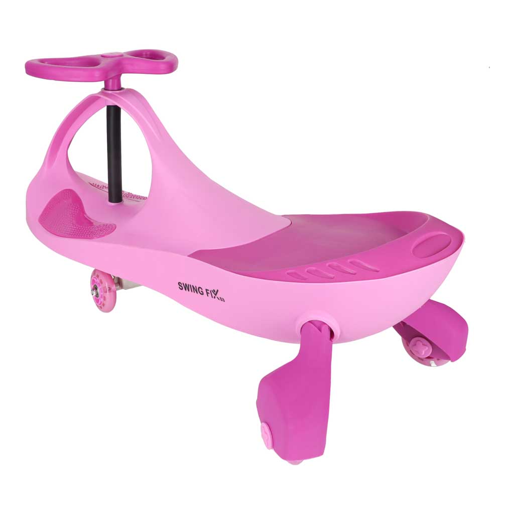 LED Swing Fix S3 gravitacijsko vozilo svijetleći kotači ružičasti
