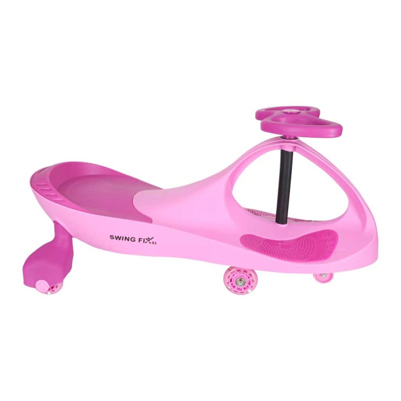 LED Swing Fix S3 gravitacijsko vozilo svijetleći kotači ružičasti