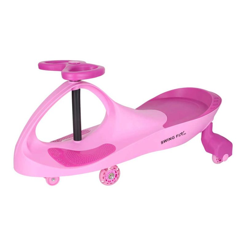 LED Swing Fix S3 gravitacijsko vozilo svijetleći kotači ružičasti
