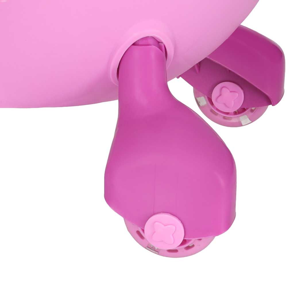 LED Swing Fix S3 gravitacijsko vozilo svijetleći kotači ružičasti