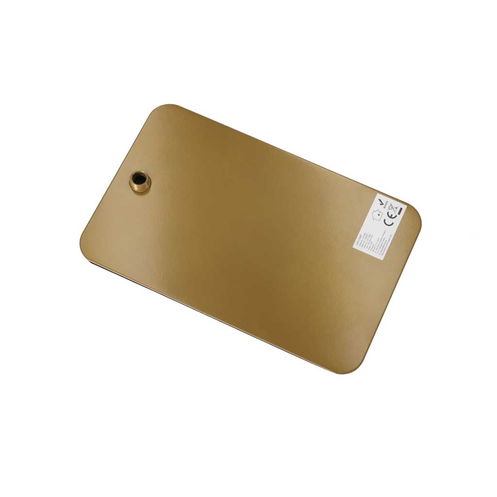 LED kozmetička lampa za ekstenzije trepavica, svjetlo bez treperenja, zlatna, luk