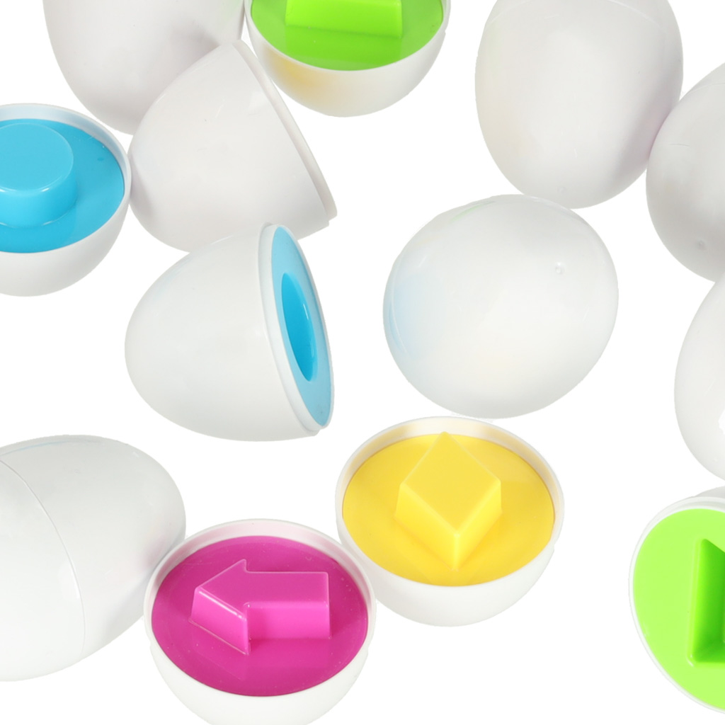 Montessori koka slagalica s jajima, oblicima