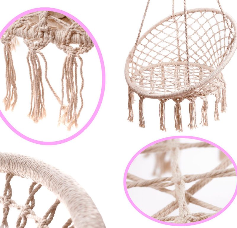 LUARO ljuljačka, rodino gnijezdo, ecru, 80 cm, 150 kg