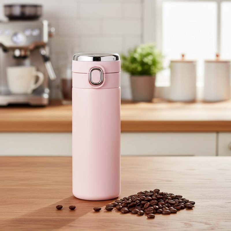 Termos boca s usnikom LED 350ml roza