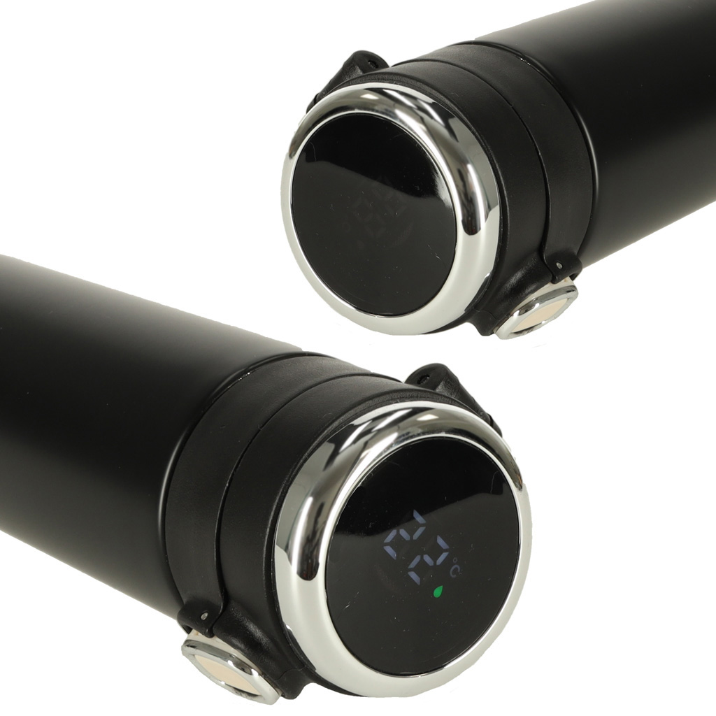 Termos boca s usnikom LED 350ml crna