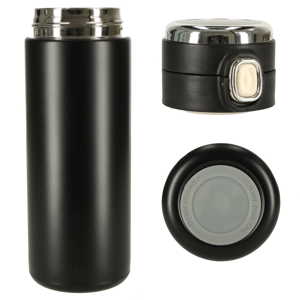 Termos boca s usnikom LED 350ml crna