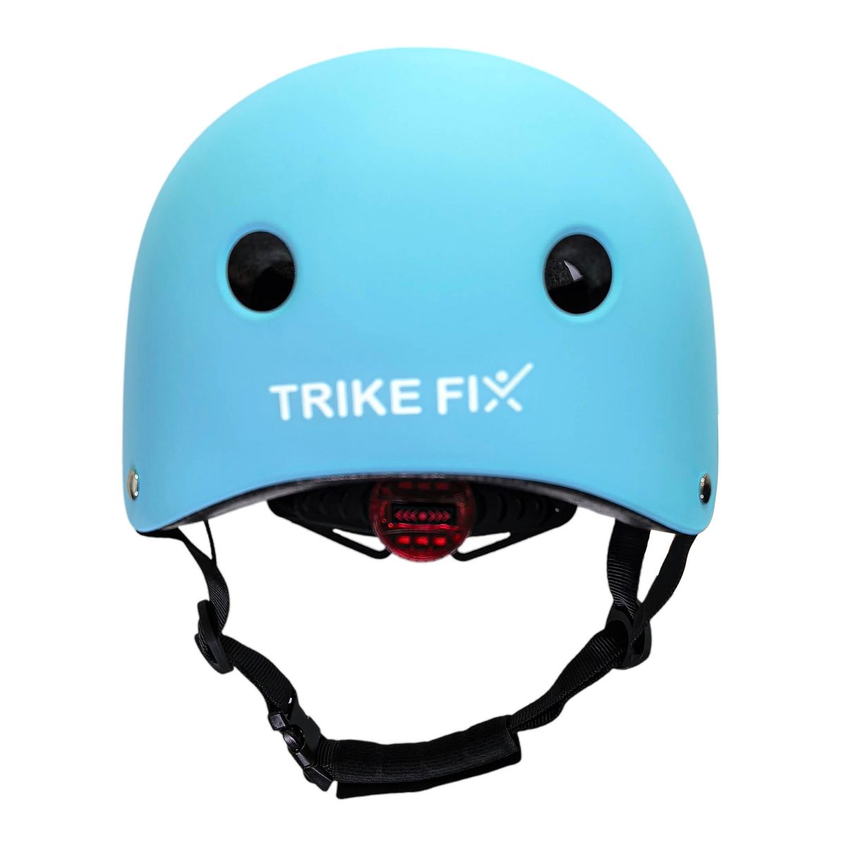 Dječja podesiva biciklistička kaciga Trike Fix, LED, veličina M, 55-58 cm, plava