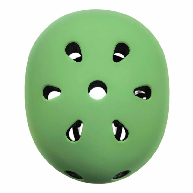 Dječja podesiva biciklistička kaciga Trike Fix, LED, veličina M, 55-58 cm, tamno zelena