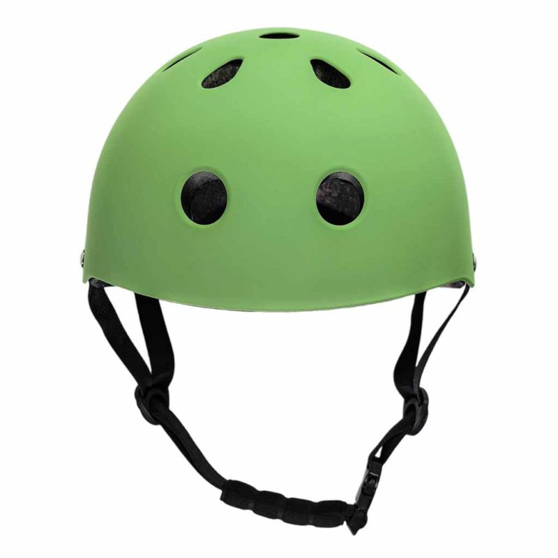 Dječja podesiva biciklistička kaciga Trike Fix, LED, veličina M, 55-58 cm, tamno zelena