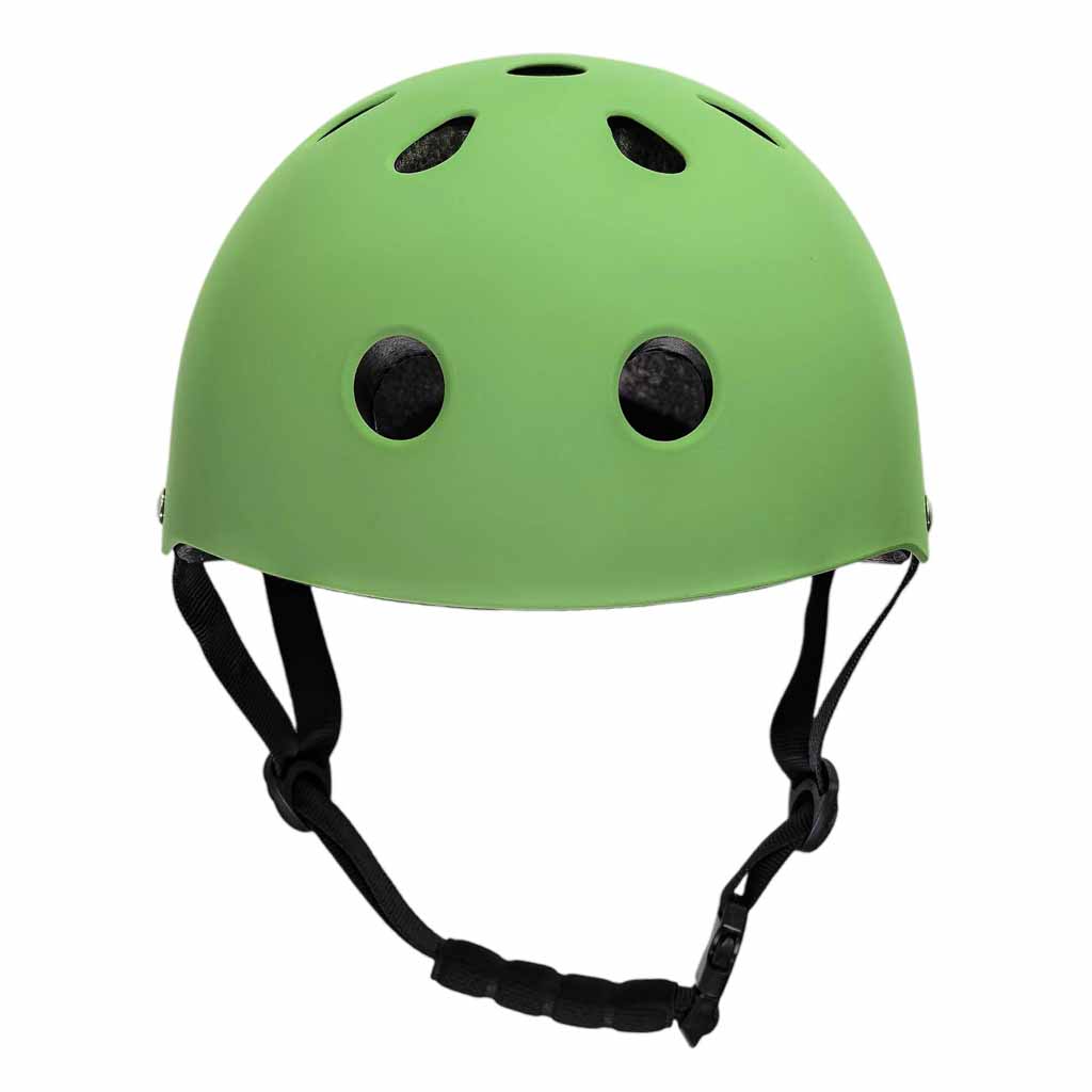 Dječja podesiva biciklistička kaciga Trike Fix, LED, veličina M, 55-58 cm, tamno zelena