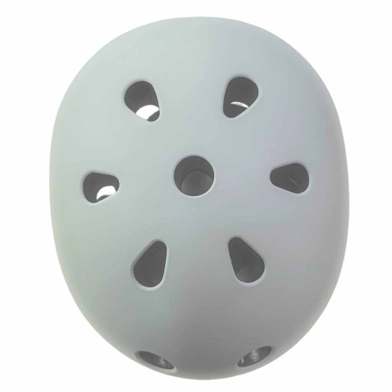 Dječja podesiva biciklistička kaciga Trike Fix, LED, veličina M, 55-58 cm, tamno siva