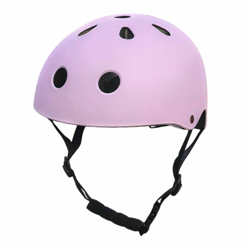 Dječja podesiva biciklistička kaciga Trike Fix, LED, veličina M, 55-58 cm, ljubičasta