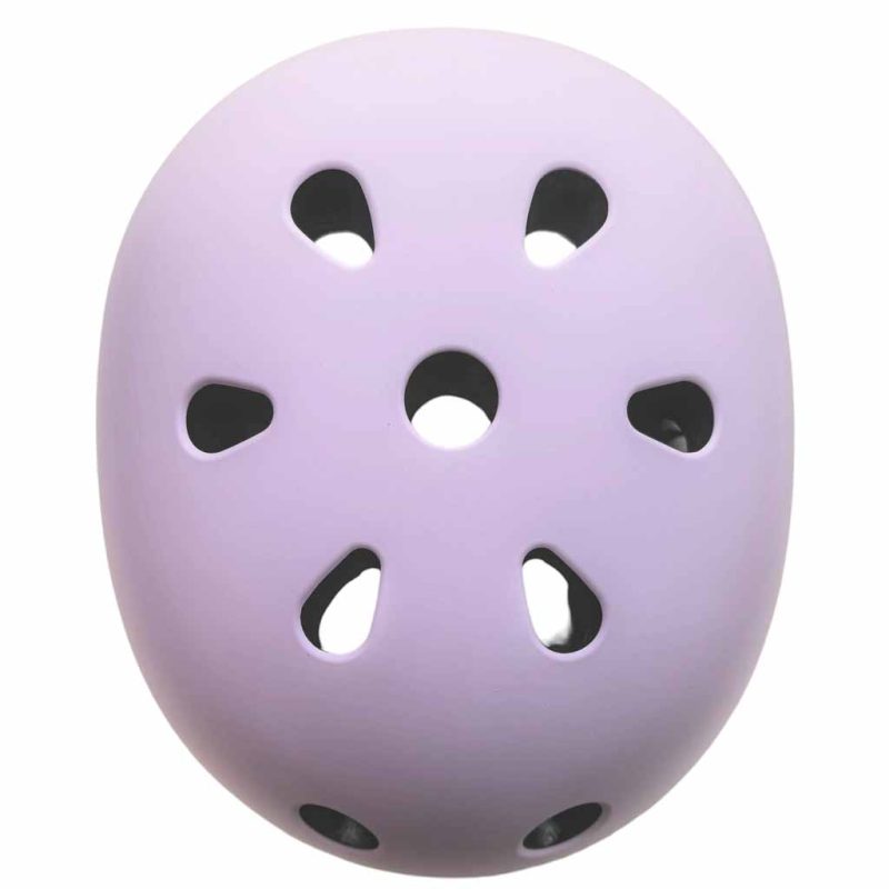 Dječja podesiva biciklistička kaciga Trike Fix, LED, veličina M, 55-58 cm, ljubičasta