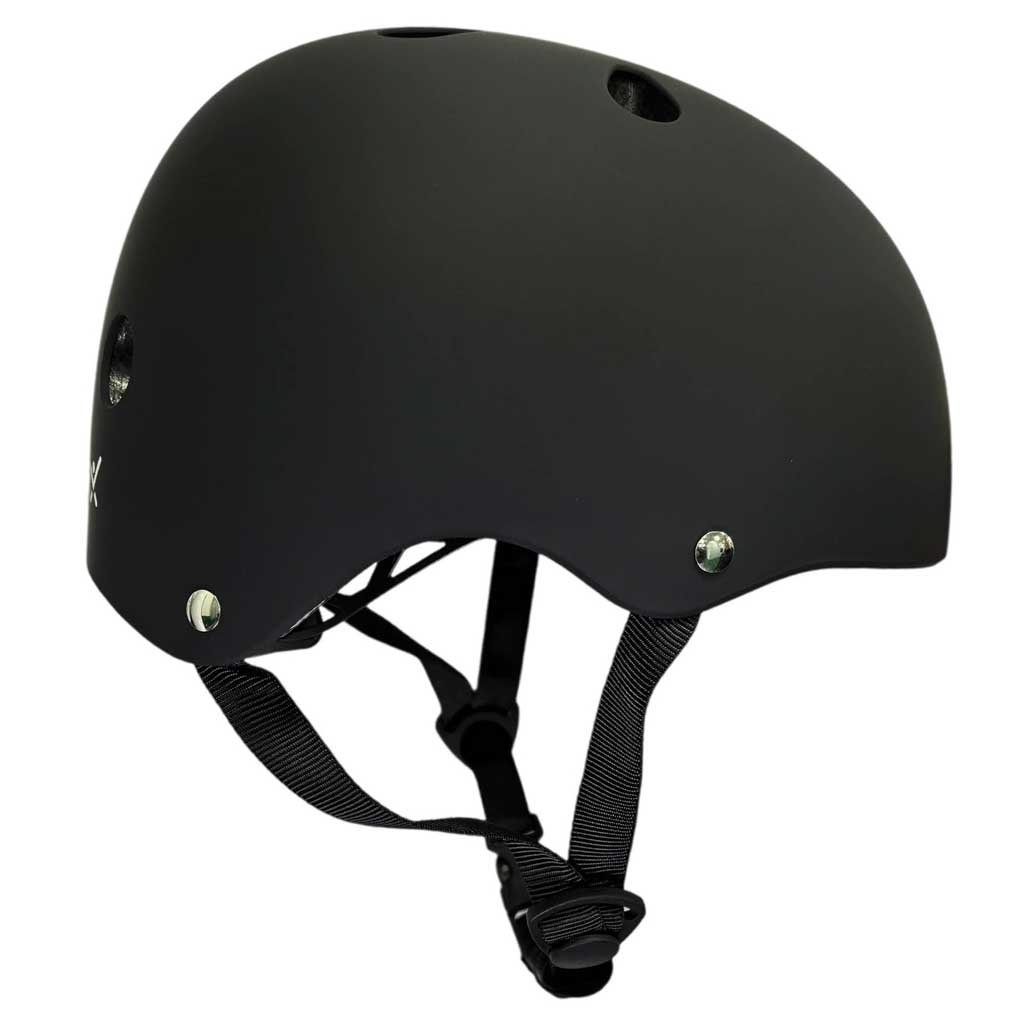 Dječja podesiva biciklistička kaciga Trike Fix, LED, veličina S, 48-54 cm, crna