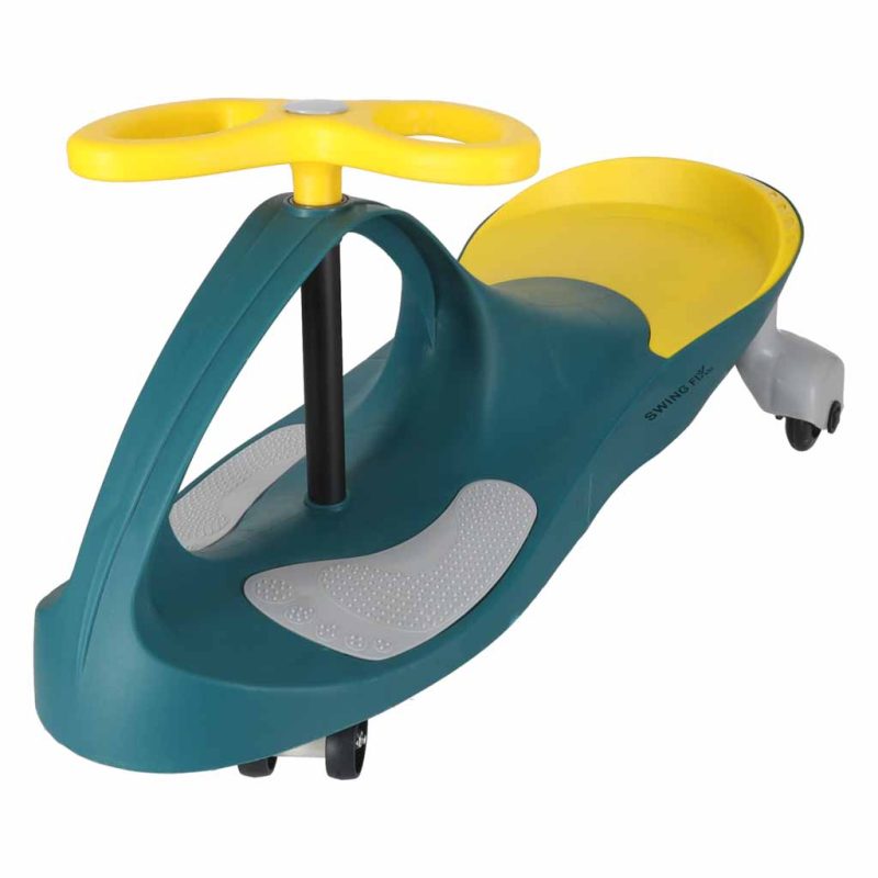 Wiggle swing automobil sa svijetleći kotačima LED zeleno žuto