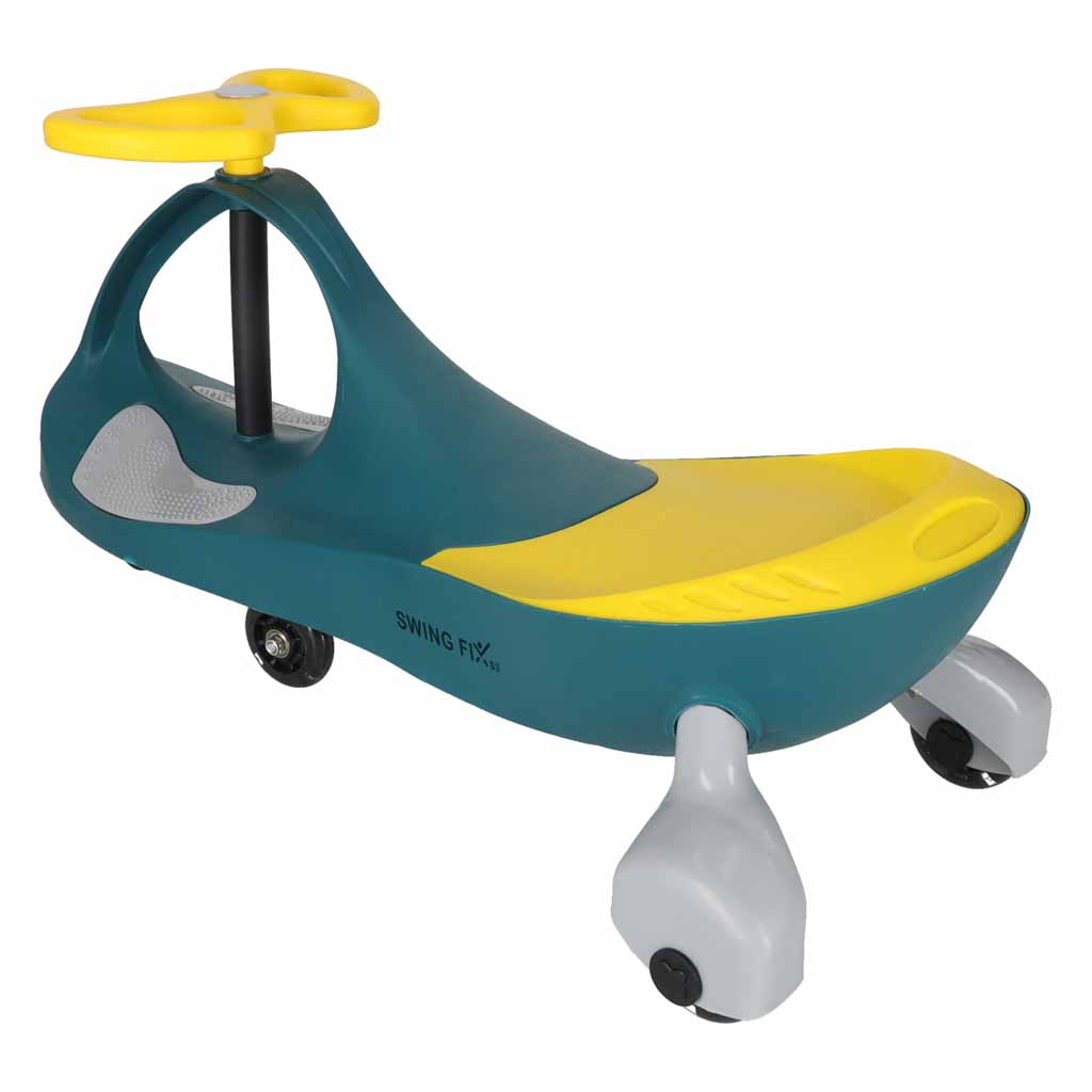 Wiggle swing automobil sa svijetleći kotačima LED zeleno žuto