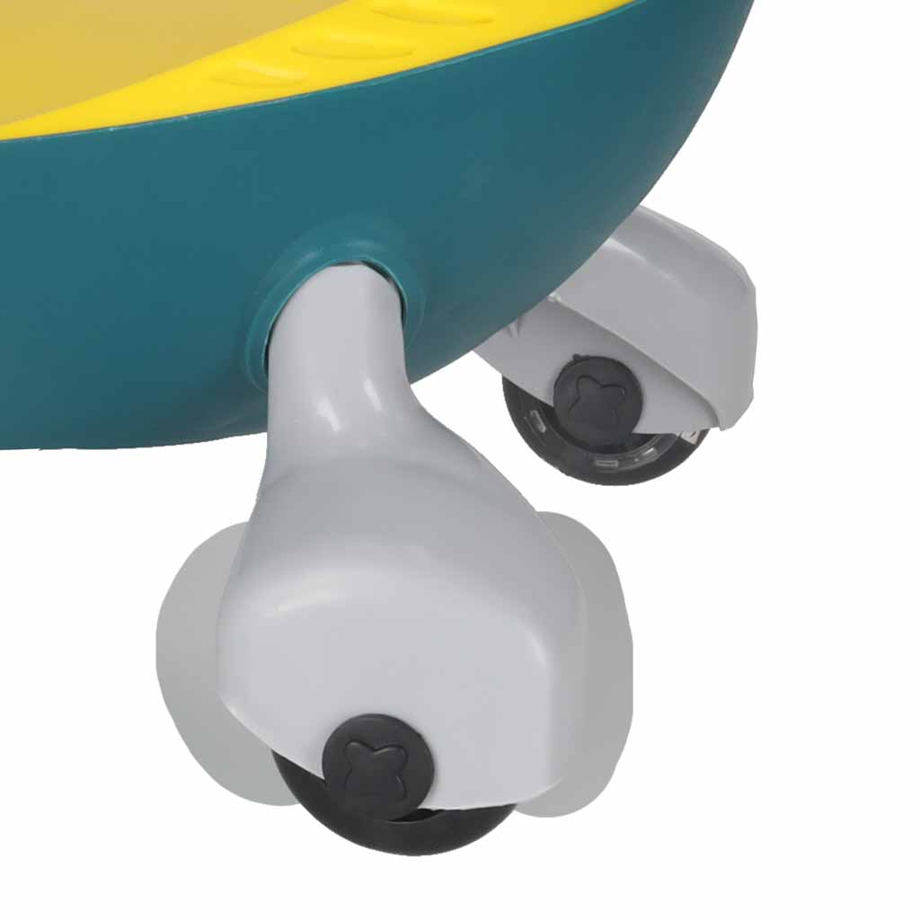 Wiggle swing automobil sa svijetleći kotačima LED zeleno žuto