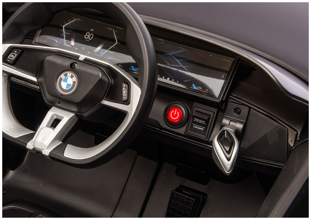 BMW I4 4x4 JE1009 Automobil na akumulator, crni