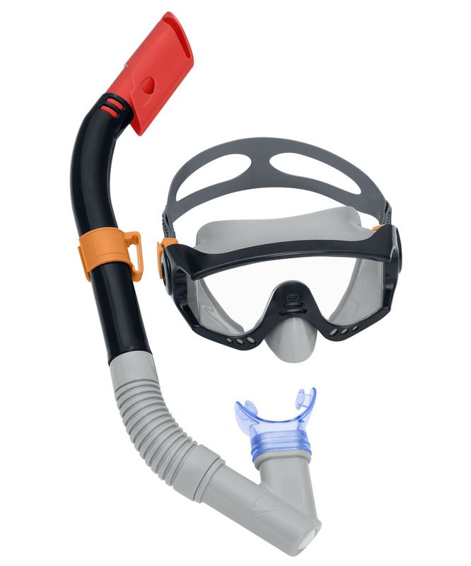 Set za ronjenje Maska, dihalica, peraje Crni Bestway 25020