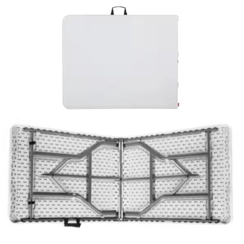 Sklopivi stol za ugostiteljstvo, banketni stol, bijeli 180 x 74 cm