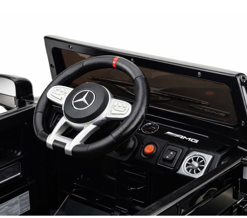 Mercedes AMG G 63 crno vozilo na akumulator