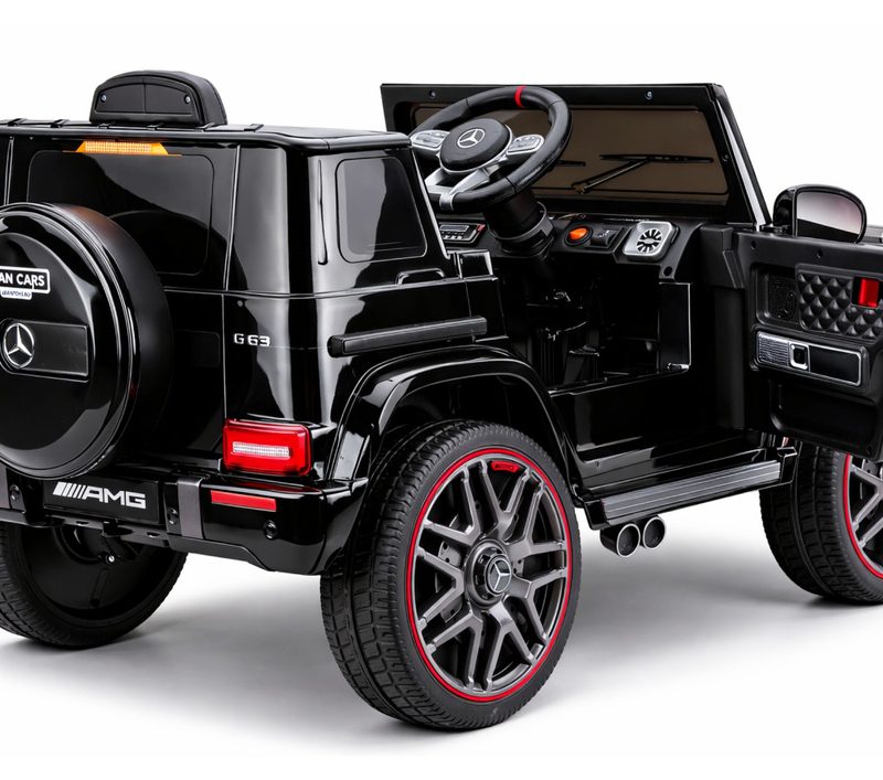 Mercedes AMG G 63 crno vozilo na akumulator