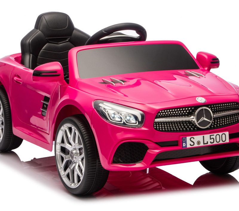 S506 Ružičasti automobil na akumulator Mercedes SL500