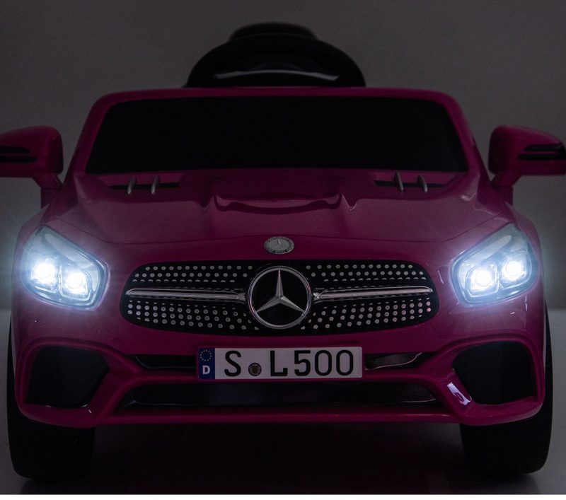 S506 Ružičasti automobil na akumulator Mercedes SL500