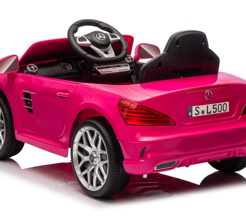 S506 Ružičasti automobil na akumulator Mercedes SL500