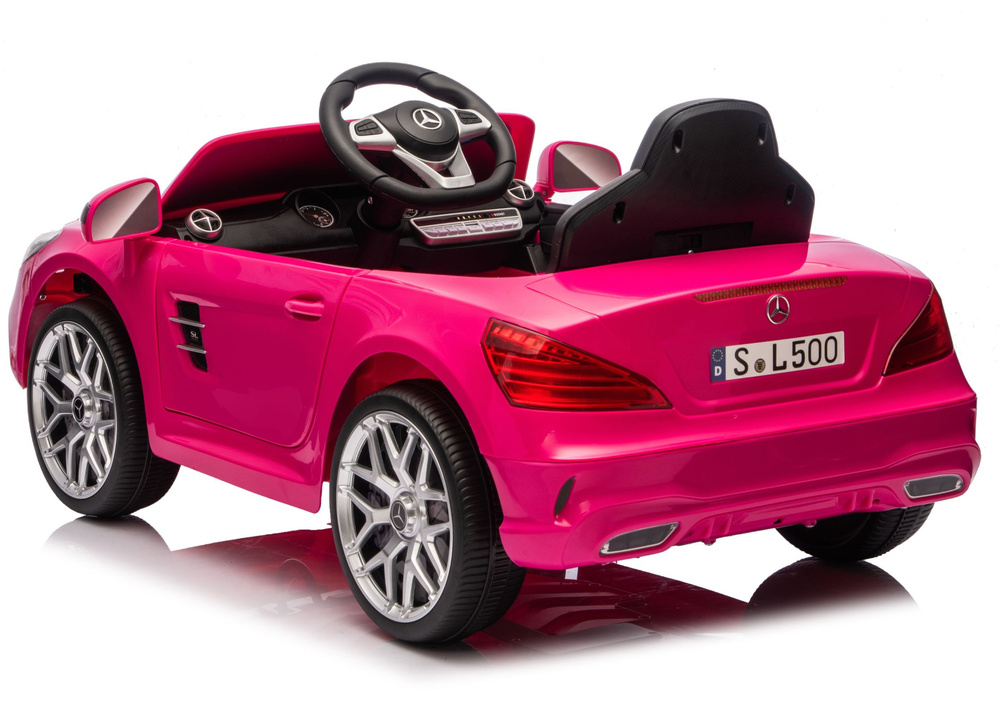 S506 Ružičasti automobil na akumulator Mercedes SL500