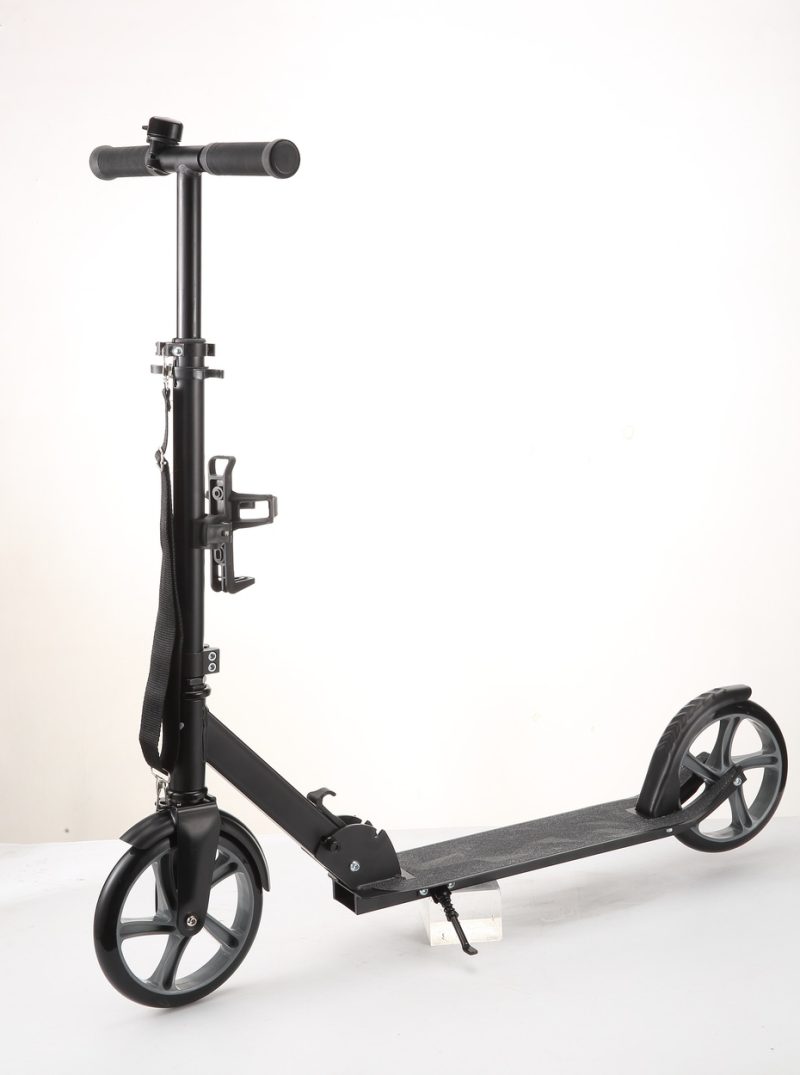 Trike Fix gradski skuter sklopivi s kotačima 200 mm, sivi