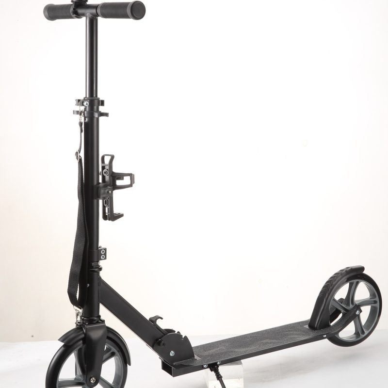 Trike Fix gradski skuter sklopivi s kotačima 200 mm, sivi