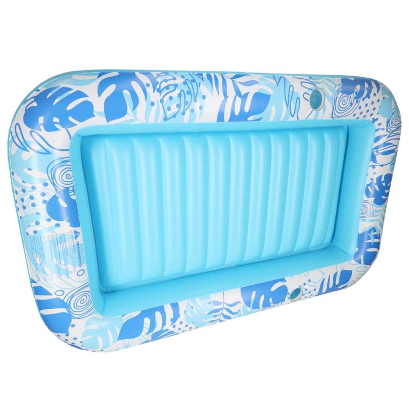 Napuhana ležaljka madrac za plivanje i jastuk 175 cm, plava