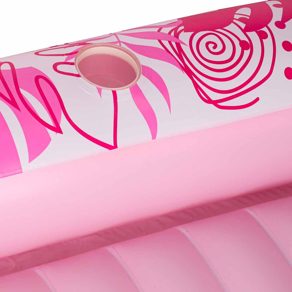 Napuhana ležaljka madrac za plivanje i jastuk 175 cm, ružičasta