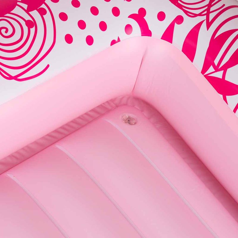 Napuhana ležaljka madrac za plivanje i jastuk 175 cm, ružičasta