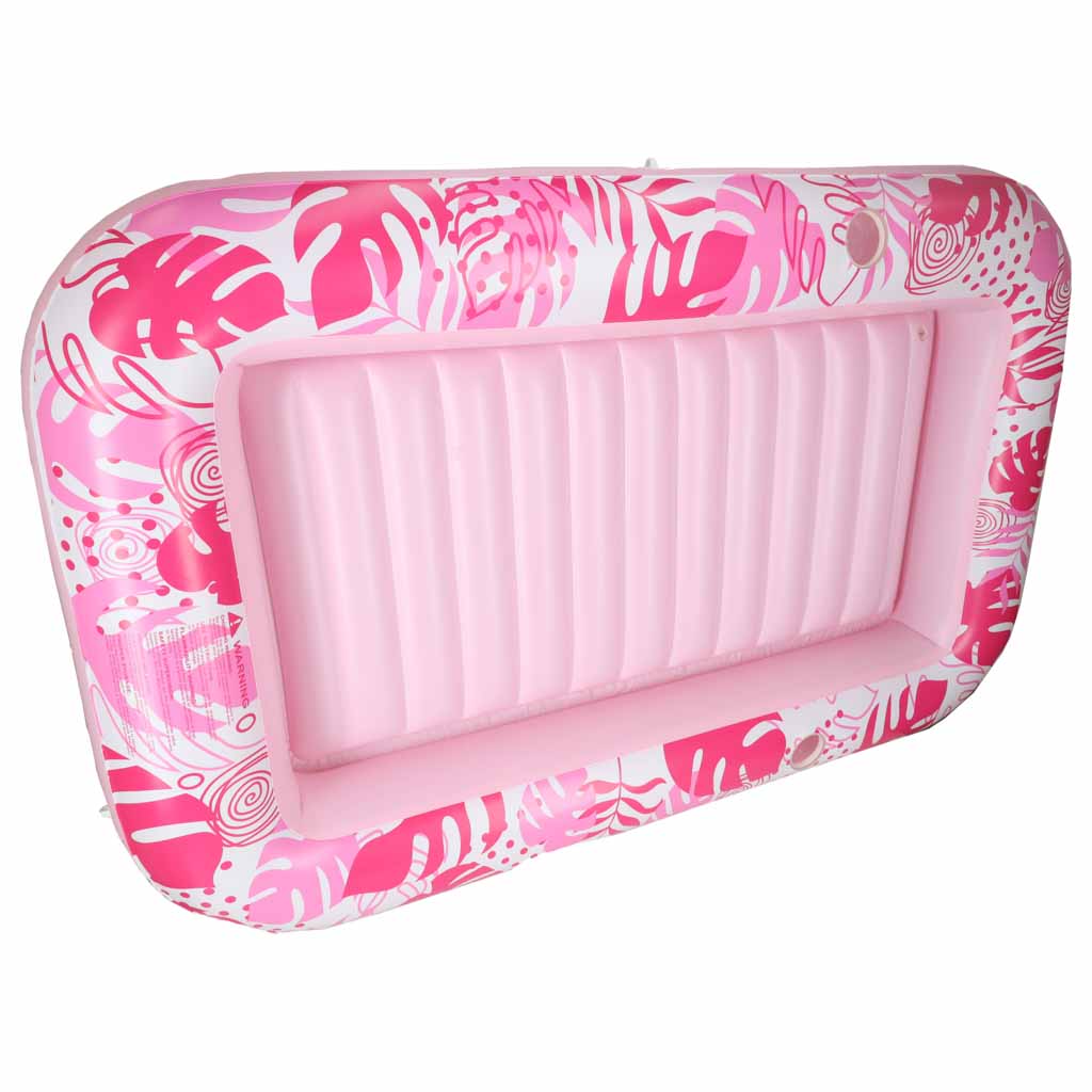 Napuhana ležaljka madrac za plivanje i jastuk 175 cm, ružičasta