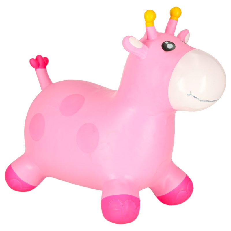 Ružičasta žirafa za skakanje