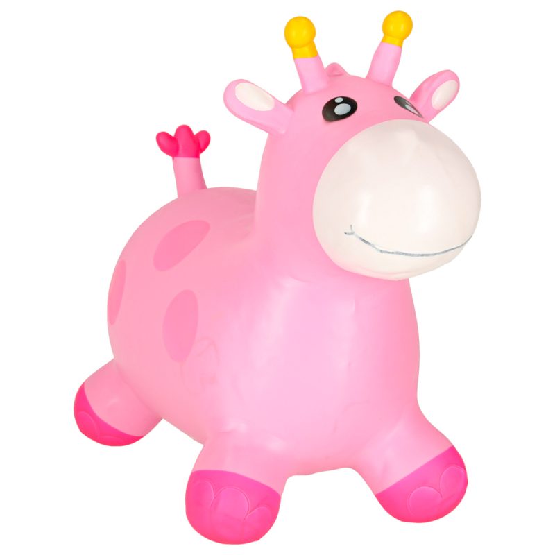 Ružičasta žirafa za skakanje